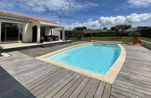 Saint-Vincent-la-Chatre Casa | Casa Sainte-Soulle, 4 dormitorios, 8 personas