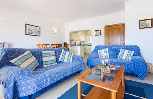 Meia Praia Villa | Villa / Casa de pueblo con vistas a la playa Meia Praia en Lagos en un complejo con dos piscinas