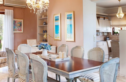 Kato Galatas Villa | Villa Vanelia Mare - Piscina SPA más hidromasaje - 200m de la playa - Barbacoa