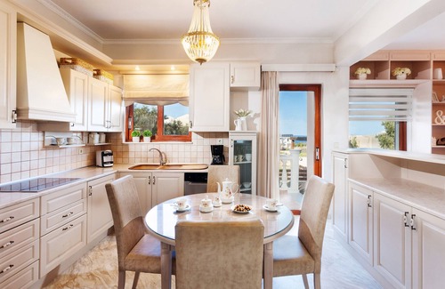 Kato Galatas Villa | Villa Vanelia Mare - Piscina SPA más hidromasaje - 200m de la playa - Barbacoa