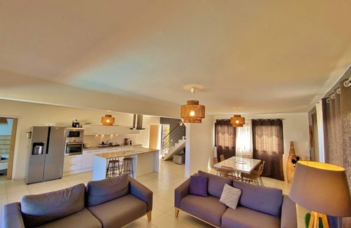 La Saline Les Bains Casa | *VILLA VERT CÉLADON* - swimming pool and ocean view