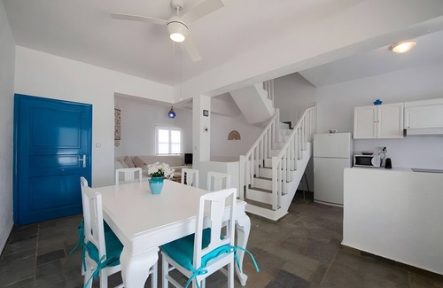 Massouri Villa | Villa 'White Pearl Kalymnos - 2bdr' con vistas al mar, Wi-Fi y aire acondicionado
