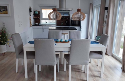 Rheinsberg Casa | Villa Wildrose with sauna and beach football pitch