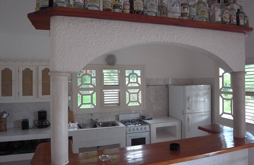 Las Galeras Apartamento | Villa de 2 habitaciones, 2 baños, sala, cocina, terraza, jardín y piscina