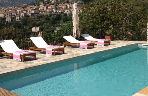 Saint-Jeannet Villa | Villa con excepcionales vistas al mar.