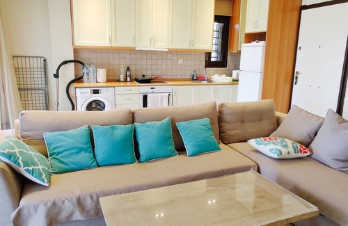 Nea Skioni Cabaña | Villa with a Large Plot 100 m to the Beach