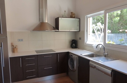 Calafat Villa | CALAFAT PALMS (CHALET CON JARDIN Y PISCINA PRIVADA HUTTE-002089-77)