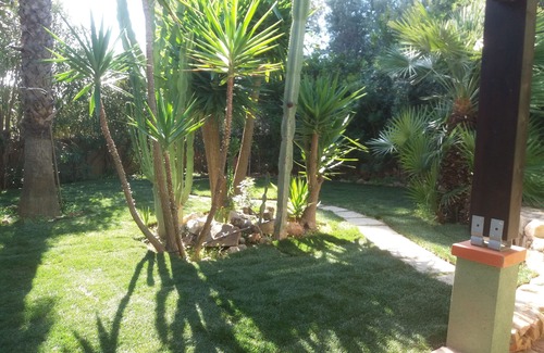 Villaggio Mandorli Villa | Villa con jardín cerca de la playa del campus