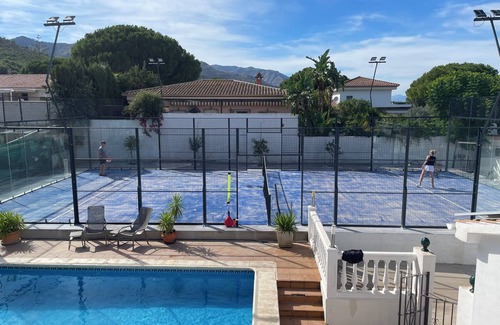 Alhaurín de la Torre Villa | Villa with heated pool and private padel court