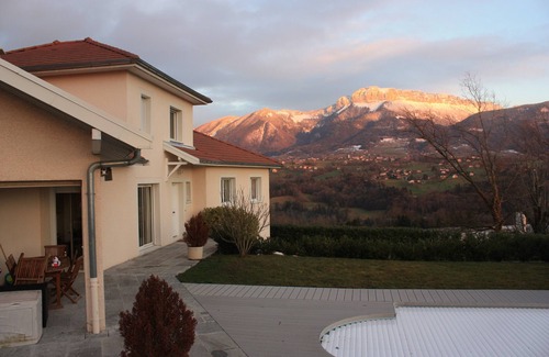 Argonay Casa | Villa con piscina climatizada a 6 km del lago de Annecy - vista excepcional