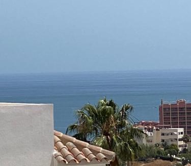 Torrequebrada Villa | Villa with heated private pool, sea view& turkish sauna