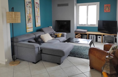 Cabestany Casa | VILLA con piscina, 4 dormitorios, 10 'de las playas, cerca de CANET, 1400 euros / semana