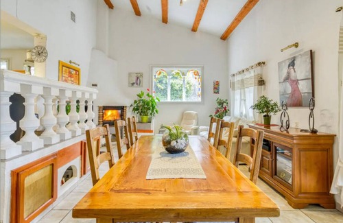 Greolieres Villa | Villa con piscina y chimenea cerca de mar y montaña.