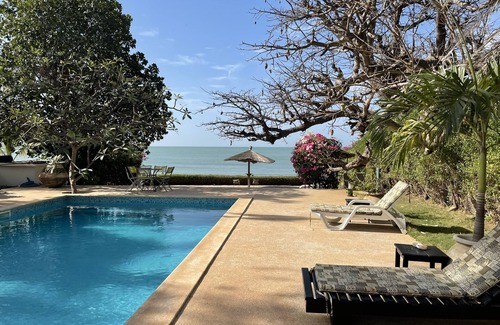 Nianing Villa | espléndida villa con piscina y vistas al mar - acceso privado directo a la playa
