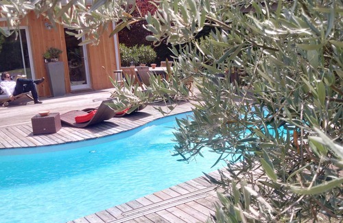 Claouey Villa | Villa con piscina y al océano cuenca entre la península de Cap Ferret.