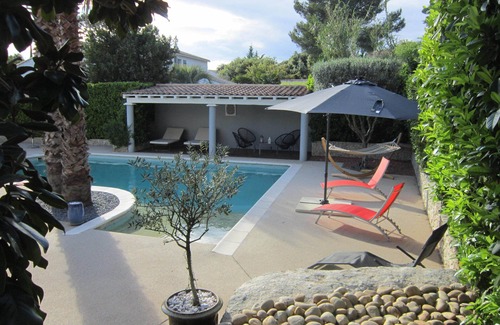 Sussargues Villa | Villa con piscina cerca del mar para 6 personas.