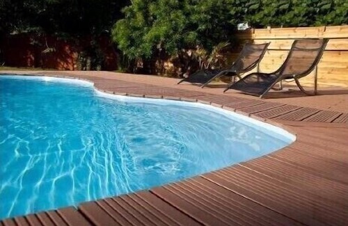La Saline Les Bains Casa | Hermosa villa con piscina cerca de la laguna