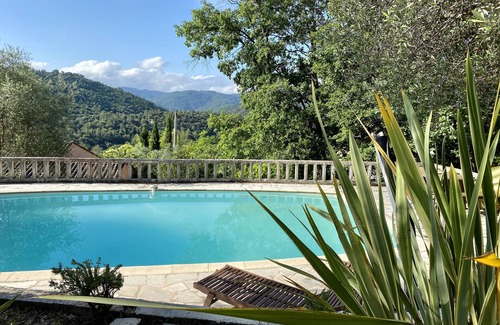 Le Tignet Casa | Villa with private swimming pool hill view, lake 5' Cannes & sea 30', Grasse 15'