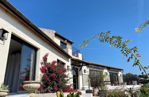 Le Tignet Casa | Villa with private swimming pool hill view, lake 5' Cannes & sea 30', Grasse 15'