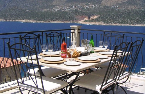Kas Villa | Villa con impresionantes vistas al mar y montaña
