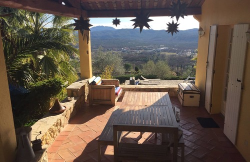 Montauroux Villa | Villa con piscina, magnífica vista, pontón de madera, a 3 min del pueblo (julio-agosto)