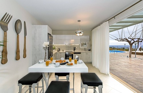 Atsipópoulon Villa | Tranquilas, fantásticas vistas, piscina privada, hermoso campo, a 5 'de Tavern & Market