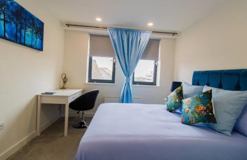 Bedford Apartamento | Virexxa Bedford Centre - Executive Suite - 2Bed Flat with Free Parking & Gym