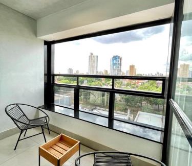Jardim dos Estados Apartamento | Vista Ampla e Estilo Industrial nesse Lindo Loft