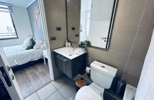 Las Rejas Apartamento | Vista cordillera, Nórdico, 2D2B en suites,parking