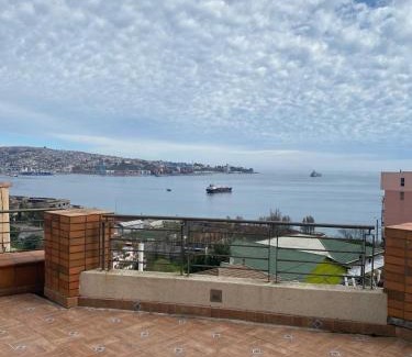 Placeres Apartamento | Vista panorámica a Valparaiso
