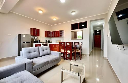 La Banda de Shilcayo Apartamento | Vive a 5min centro 2HAB con A/C Terraza y Parrilla