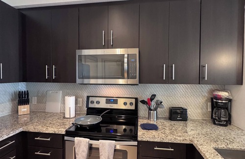Grantville Apartamento | Vora Mission Valley East: Tranquil San Diego 1BR with WiFi & AC