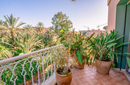 Majorelle Apartamento | vue imprenable sur les jardins de la villa d Yves saint Laurent