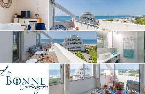 Le Couchant Apartamento | Vue mer grandiose la Grande Motte au Lady Blue Terrasse plein ciel Parking Privé