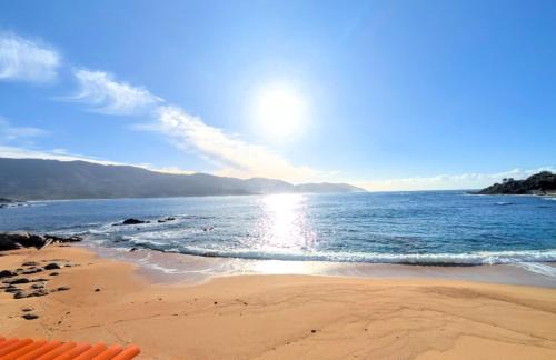 Tiuccia Apartamento | Vue mer pieds dans l'eau grand appart privé T1 bis avec cuisine équipée et salle d'eau Opportunité sur la plage