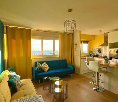 Cœur de Ville Apartamento | Vue panoramique sur Paris : Sublime appartement au centre de Courbevoie