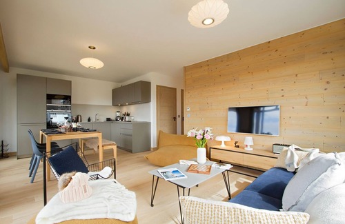 Bergers Condominio | Vue sur les pistes, ski aux pieds, T3 + cabine