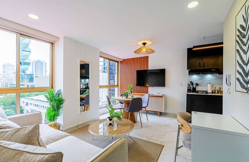 Obarrio Apartamento | w Central 1BR in Vibrant Obarrio