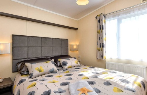 Nefyn Chalet De Esquí | Refugio chic costero contemporáneo en una excelente ubicación en el familiar Aberafon Holiday Park en