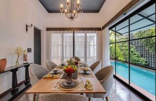Siolim Apartamento | Wadi House - Lux 3BR Villa in Siolim, 4km to beach