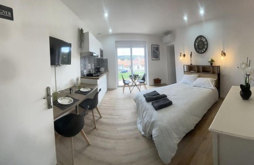 Chasse-sur-Rhone Apartamento | WAGNER’studio BALNÉO’terrasse au calme