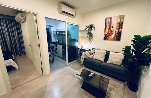 Thon Buri Apartamento | Walk 1 min BTS Talat Phlu ,City&Culture Blend ,Free WiFi