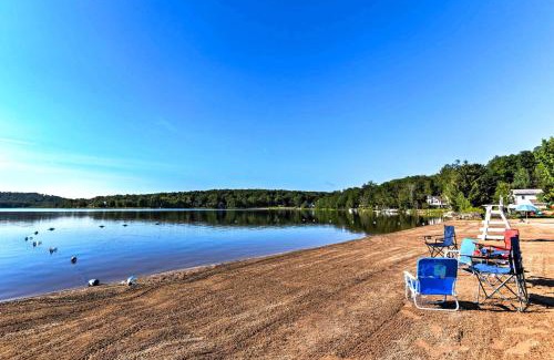 Pocono Lake Casa | Walk to Beach Family-Friendly Arrowhead Lake Home
