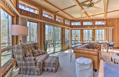 Gouldsboro Casa | Walk to Big Bass Lake Family Home with Deck!