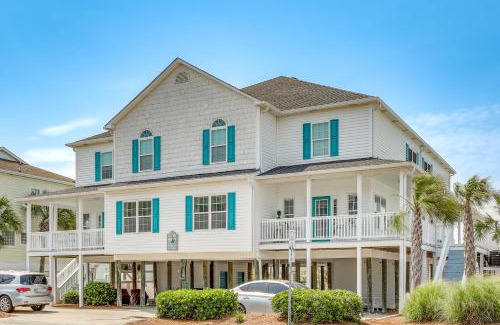 North Myrtle Beach Apartamento | Walk to Cherry Grove Beach Water-View Haven!