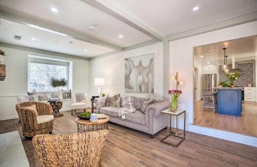 Alpharetta Casa | Walk to Dtwn Alpharetta Modern Home with Fire Pit