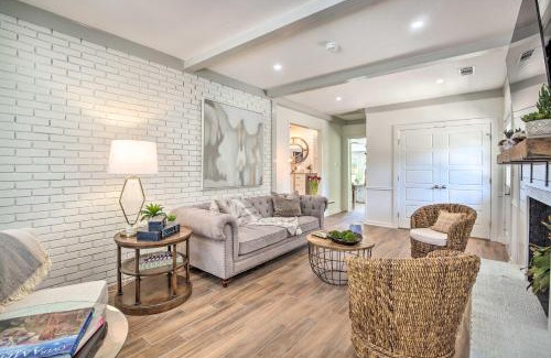 Alpharetta Casa | Walk to Dtwn Alpharetta Modern Home with Fire Pit