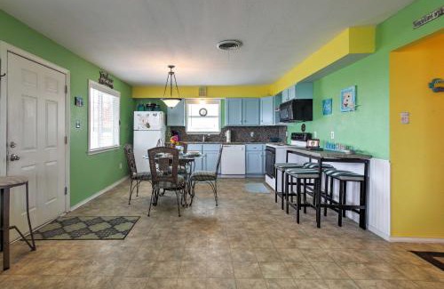 Surfside Beach Casa | Walk to Gulf Surfside Beach Home with Deck