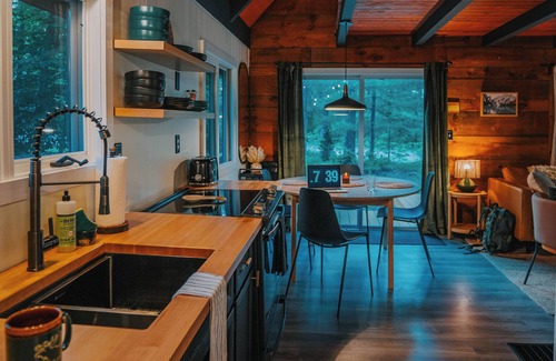 Chocorua Ski and Beach Cabina | Walk to lake~ kayak~campfire~picklelball. Plus ideal base for Wht Mtn Adventure!