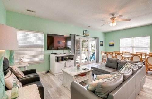 Surfside Beach Casa | Walk to Ocean and Pier Surfside Beach House with Pool